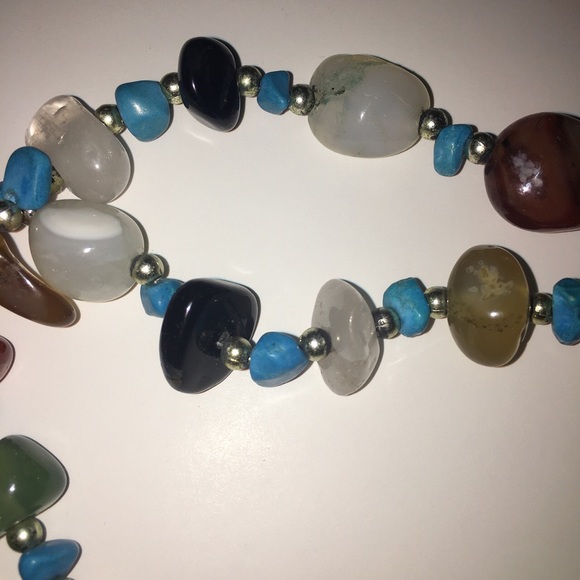 Sold! Multi-colored Gemstone ๐ Necklace - Picture 5 of 6